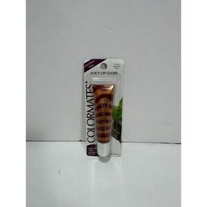 Colormates Juicy Lip Gloss Chocolate Mint 67118 Swirled Brown Gold Paraben Free